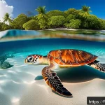 세이셸 유네스코 등록 이유 - A vibrant underwater scene showcasing the diverse coral reefs of the Seychelles, featuring a rich ar...
